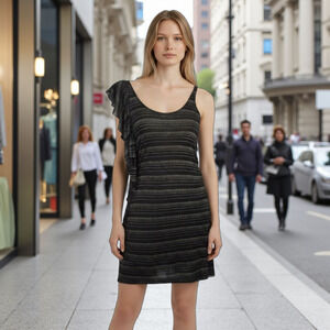 Free People Vintage Retro Stripe Minimale Dress